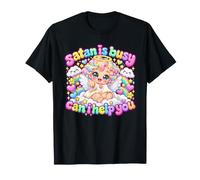 « Satan Est Occupé, Puis-Je Vous Aider » - Parodie D'angel T-Shirt