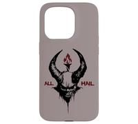 Satan Flamme Noire Lucifer Wicca Diable Sorcellerie Enfer Coque pour iPhone 15 Pro