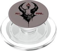 Satan Flamme Noire Lucifer Wicca Diable Sorcellerie Enfer PopSockets PopGrip pour MagSafe