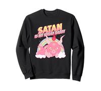 Satan Is My Sugar Daddy (citation amusante et graphique mignon) Sweatshirt