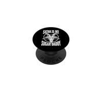 Satan is My Sugar Daddy Diable et Enfer PopSockets PopGrip Adhésif