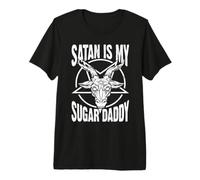 Satan is My Sugar Daddy Diable et Enfer T-Shirt Haut de Gamme