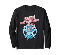 Satan is My Sugar Daddy (Graphique Mignon Diable Amusant) Manche Longue