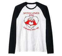 Satan Loves You for Who You are Devil Gothique Manche Raglan
