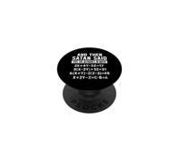 Satan Put The Alphabet in Math Lover Funny Algèbre Problèmes PopSockets PopGrip Adhésif