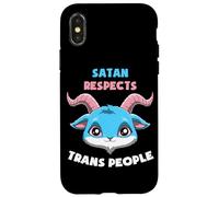 Satan Respecte Les Personnes Transgenres Fierté Transgenre Coque pour iPhone X/XS