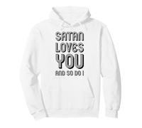 Satan t'aime et Moi Aussi Sweat à Capuche