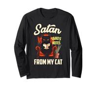 SATAN TAKES NOTES FROM MY CAT Manche Longue