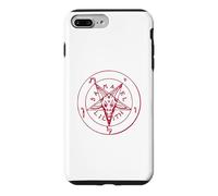Satanic Goat Head Baphomet Pentagramme Occult Devil 666 Demon Coque pour iPhone 7 Plus/8 Plus