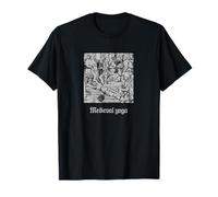 Satanic Medieval Yoga Goth Black Metal Satan Grunge T-Shirt