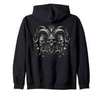 Satanic Occult Dark Art Evil 666 Antichrist Goth Sweat à Capuche