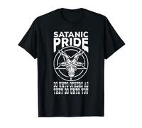 Satanic Pride Baphomet Phoque Occulte Satan Lucifer T-Shirt