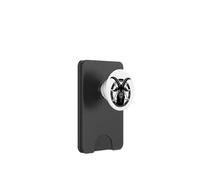 Satanique Pentagramme Tête de chèvre Occulte Baphomet Athéisme Diable PopSockets PopWallet pour MagSafe