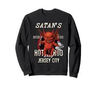 Satan's Retro Hot Rod Shop Fat Devil Jersey-City Shovelhead Sweatshirt