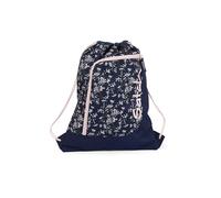 satch Besace de sport Sac de sport pour filles et garçons avec poche zippée, 12 litres, fixable sur les sacs à dos Bloomy Breeze - Bleu Foncé