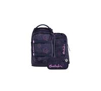 Satch Ensemble sac à dos d'écolier, Cyber Pink - Bleu, Taille unique | Lot de 3 pièces avec espace de rangement de 30 l, ergonomique, avec trousse et sac de sport pour la 5ème Classe :
