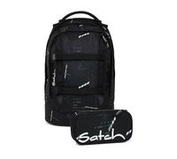 Satch Lot de 2 sacs à dos d'écolier avec trousse à crayons, Ninja Matrix, Taille unique, Classique