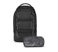 Satch Lot de 2 sacs à dos d'écolier avec trousse, Street Ink, 45 x 30 x 27 cm, Moderne, ergonomique