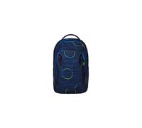 satch match plus sac à dos scolaire ergonomique, extensible 35 litres, fermeture dorsale, pour garçon et fille Blue Tech - Bleu Foncé