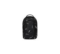 satch match plus sac à dos scolaire ergonomique, extensible 35 litres, fermeture dorsale, pour garçon et fille Ninja Matrix - Black