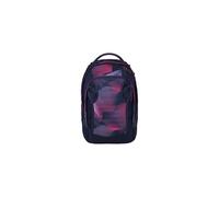 satch Match Plus Sac à Dos Scolaire satch Ergonomique, Extensible 35 litres, Fermeture Dorsale, pour garçon et Fille Seismic Pink - Bleu Foncé