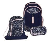 satch Match Sac à dos d'écolier 3 pièces avec trousse et sac de sport, Bloomy Breeze, 45 x 30 x 24 cm
