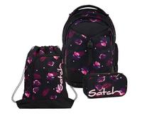 satch Match Sac à dos d'écolier 3 pièces avec trousse et sac de sport, Mystic Nights, 45 x 30 x 24 cm
