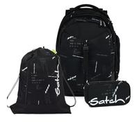 Satch Match Sac à dos d'écolier 3 pièces avec trousse et sac de sport, Ninja Matrix, taille unique