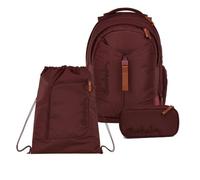 satch Match Sac à dos d'écolier 3 pièces avec trousse et sac de sport, Nordic Ruby Skandi Edition, 45 x 30 x 24 cm