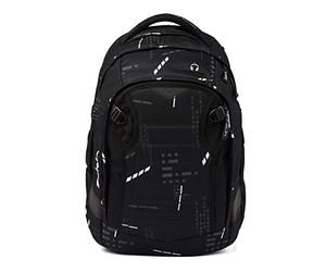 Satch match Schulrucksack - ergonomisch, erweiterbar auf 35 Liter, extra Fronttasche - Mystic Nights - Lila, einheitsgröße