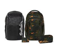 satch Match Streetwalk Edition Sac à dos d'écolier 4 pièces, Jurassic Jungle, L