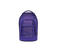 Satch Sac d'école Pack Bright Faces – ergonomique 30 L, surfaces réfléchissantes – violet/vieux rose