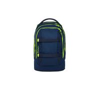 satch Pack Sac à Dos Ergonomique, 30 L de capacité, Stable, Organisation optimale Toxic Yellow - Bleu Foncé