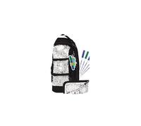satch Pack Set Ensemble Sac à Dos d'école, 2 pièces, Ergonomique, capacité de 30 L, avec Trousse et Crayons Artist Edition - Black