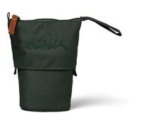 satch Pencil Slider Extra Grand avec séparateur, Poche zippée, règle et fenêtre pour l'emploi du Temps Nordic Forest Green - Vert Foncé