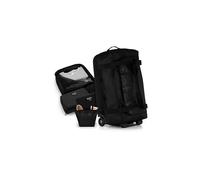 satch Quest Travel Bag Set Confortable, Robuste, avec poignées de Transport et roulettes Jet Black - Black