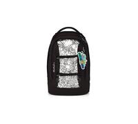 satch Pack Set Ensemble Sac à Dos d'école, 2 pièces, Ergonomique, capacité de 30 L, avec Trousse et Crayons Artist Edition - Black