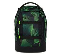satch Sac d'école vert clair noir pour fille et garçon - Pack Seismic Green 306611