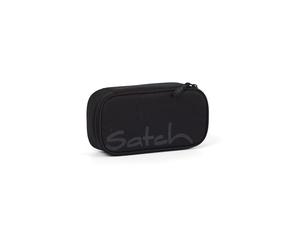 Satch Schlamperbox Blackjack, Mäppchen mit extra viel Platz, Trennfach, Geodreieck, Schwarz