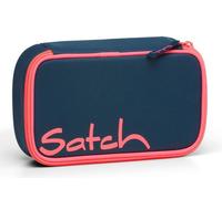 satch Trousse à crayons bleu foncé rose fluo pour femme - Schlamperbox Pink Phantom 177354