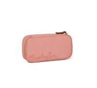 satch Trousse extra groß inkl. Trennfach Reißverschlussfach Stiftehalter Geodreieck Sichtfenster für Stundenplan Nordic Coral - Corail