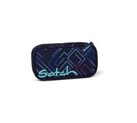 Satch Trousse Schlamperbox Laser Violet – Très grande, séparateur, poche zippée, porte-stylos