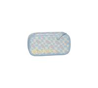 satch Trousse très grand avec séparateur, poche zippée, porte-stylos, emplacement pour équerre, fenêtre pour emploi du temps Summer Era - Bleu Clair