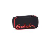 satch Trousse très Grand avec séparateur, Poche zippée, Porte-stylos, Emplacement pour équerre, fenêtre pour Emploi du Temps Fire Phantom - Black