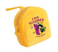 Satdflie Anime démon Tueur Monnaie Sac à Monnaie, pouche à Fermeture éclaire en Peluche Mini Monnaie Portefeuille, Porte-clé Casques Sacs de Stockage, Cadeau pour garçon et Filles Noël, style/23