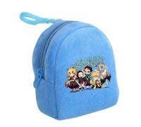 Satdflie Anime démon Tueur Monnaie Sac à Monnaie, pouche à Fermeture éclaire en Peluche Mini Monnaie Portefeuille, Porte-clé Casques Sacs de Stockage, Cadeau pour garçon et Filles Noël, Style/6