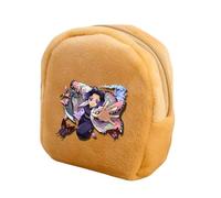 Satdflie Anime démon Tueur Monnaie Sac à Monnaie, pouche à Fermeture éclaire en Peluche Mini Monnaie Portefeuille, Porte-clé Casques Sacs de Stockage, Cadeau pour garçon et Filles Noël, style/12