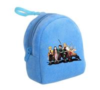 Satdflie Anime démon Tueur Monnaie Sac à Monnaie, pouche à Fermeture éclaire en Peluche Mini Monnaie Portefeuille, Porte-clé Casques Sacs de Stockage, Cadeau pour garçon et Filles Noël, style/16