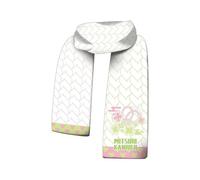 Satdflie Demon Slayer écharpe chaude pour hommes femmes hiver/automne anime imprimé douce confortable unisex écharpes cosplay accessoires cadeau pour les fans noël, style/7