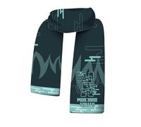 Satdflie Demon Slayer écharpe chaude pour hommes femmes hiver/automne anime imprimé douce confortable unisex écharpes cosplay accessoires cadeau pour les fans noël, style/23